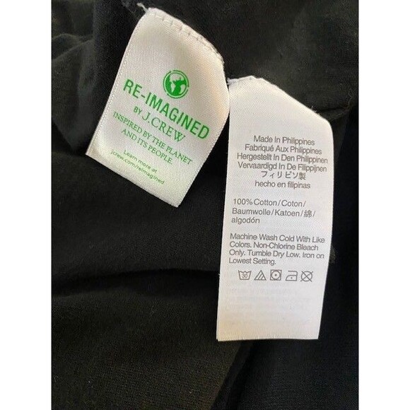 Re-Imagined by J. Crew Womens Plus Size 2X Black Layering Long Sleeve Turtleneck - Picture 8 of 9